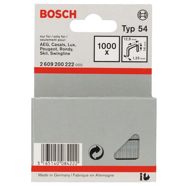 imagine Bosch - TYP 54 - Set 1000 capse, 12.9x14 mm, -