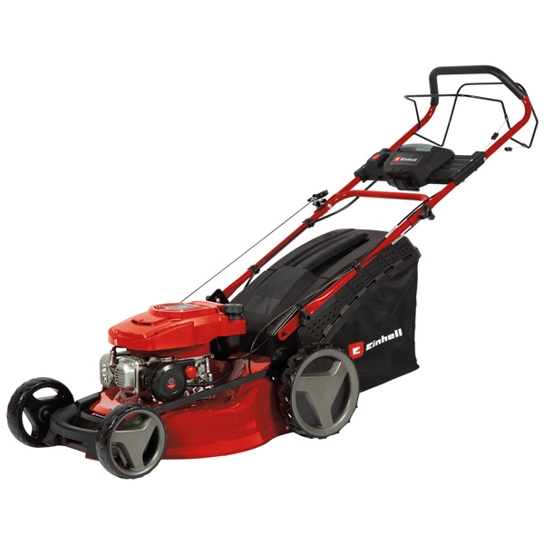 Einhell - GC-PM 51/3 S HW-E Li - Masina de tuns iarba pe benzina, Einhell, -, 3.67 CP, 51 cm, - m2, autopropulsie, sistem maruntire iarba, evacuare laterala Einhell - GC-PM 51/3 S HW-E Li - Masina de tuns iarba pe benzina, Einhell, -, 3.67 CP, 51 cm, - m2, autopropulsie, sistem maruntire iarba, evacuare laterala
