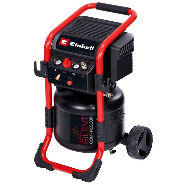 Einhell - TE-AC 240/24 Silent - Compresor, fara ulei, 1500 W, 24 l, 240 l/min, 10 bar Einhell - TE-AC 240/24 Silent - Compresor, fara ulei, 1500 W, 24 l, 240 l/min, 10 bar