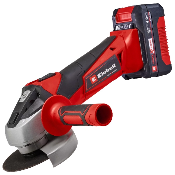 imagine Einhell - TC-AG 18/115 Li PXC - Polizor unghiular cu 1 acumulator, Li-Ion, 18 V, 4 Ah, 115 mm