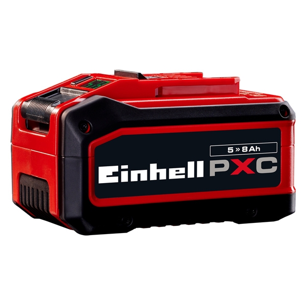 imagine Einhell - PXC Plus - Acumulator, Li-Ion, 18 V, 5/8 Ah, indicator nivel incarcare