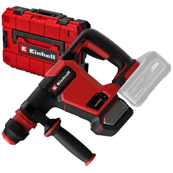 imagine Einhell - TP-DH 18/4 Li BL PXC - Demolator SDS-Plus fara acumulatori si incarcator, Li-Ion, 18 V, - Ah, 4 J, valiza speciala