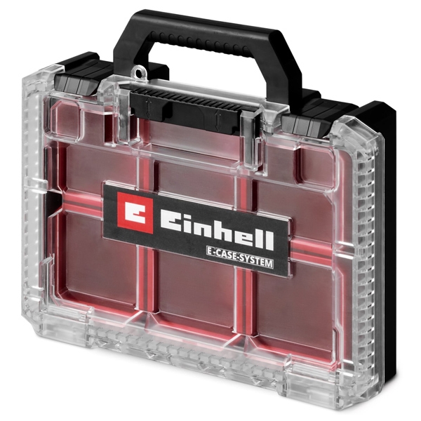 Einhell - E-Case Half Size Sortierbox - Cutie din plastic, 300x262x78 mm, maner transport, sistem clipsare stocare supraetajata Einhell - E-Case Half Size Sortierbox - Cutie din plastic, 300x262x78 mm, maner transport, sistem clipsare stocare supraetajata