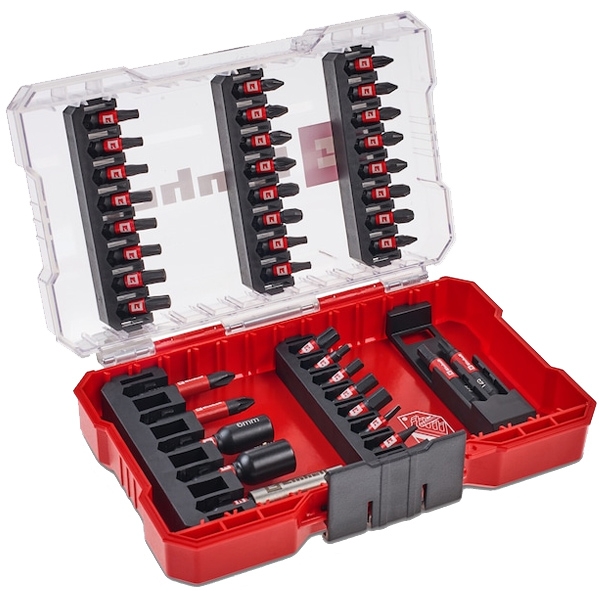 Einhell - M-CASE - Set capete de insurubare si chei tubulare, mixte, 39 bucati