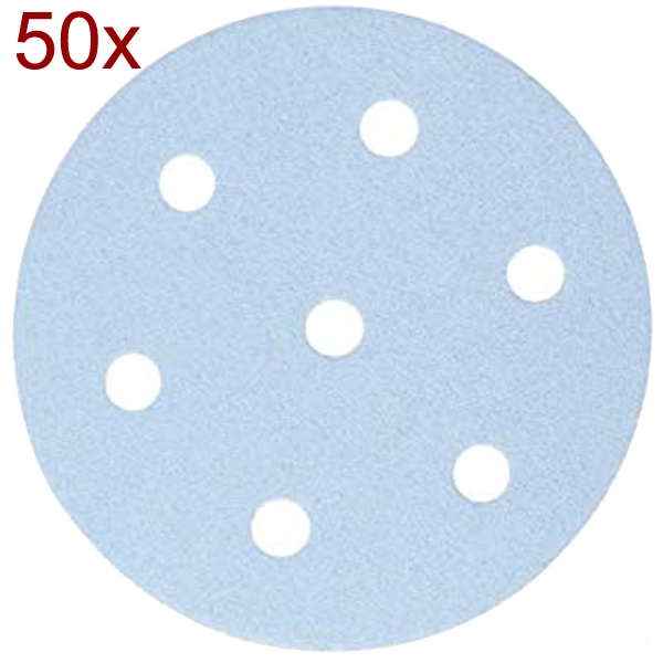 imagine Festool - Granat - Set foi abrazive rotunde, 77 mm, granulatie 180, 7 gauri, 50  bucati