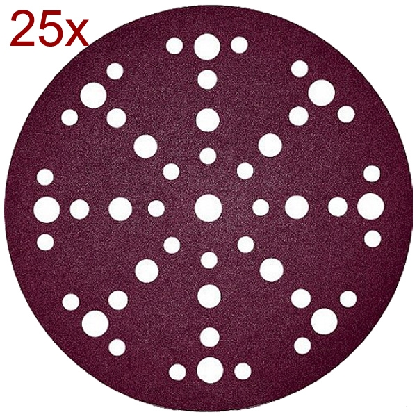 imagine Festool - Saphir - Set foi abrazive rotunde, 150 mm, granulatie 80, 49 gauri, 25  bucati