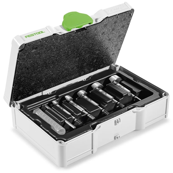 imagine Festool - SYS3 S 76-FB CE-SORT/5 - Set burghie freza, 15-35  mm, centrotec, 7 bucati