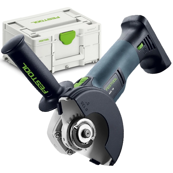 imagine Festool - AGC 18-125 EB-Basic - Polizor unghiular fara acumulatori si incarcator, Li-Ion, 18 V, - Ah, 125 mm, valiza speciala