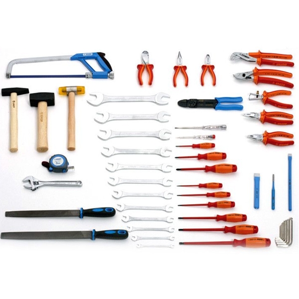 imagine Unior - 1000T - Trusa scule de mana pentru electricieni, 53 bucati