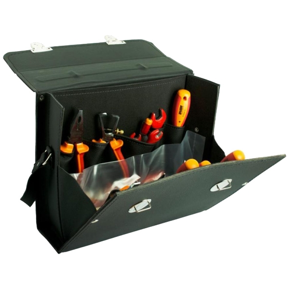 imagine Unior - 612780 - Trusa scule de mana pentru electricieni, 19 bucati, izolatie 1000 V