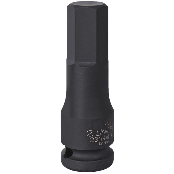 imagine Unior - 231/4AHX - Cheie tubulara de impact, 19x75 mm, 1/2 inch