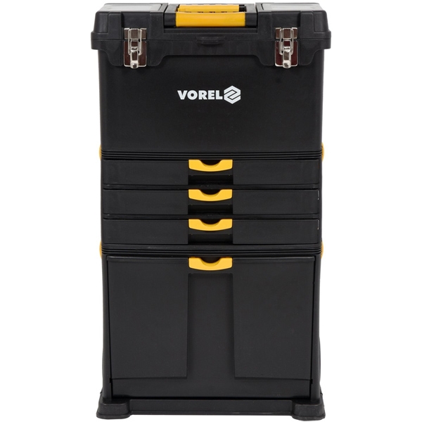 imagine Vorel - 78736 - Valiza troller, 450x280x820 mm, gama mixta de scule, roti de transport