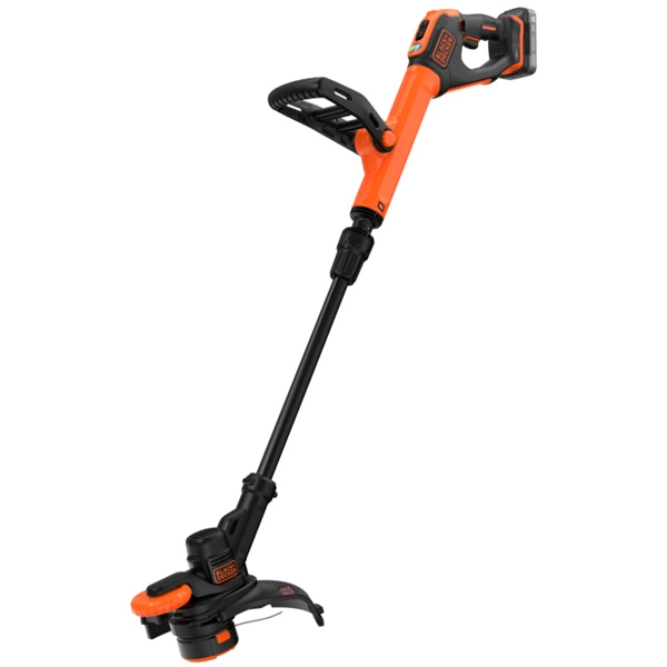 imagine Black & decker - BCST918D1 - Trimmer gazon cu 1 acumulator, Li-Ion, 18 V, 2 Ah, 280 mm, cap cu fir