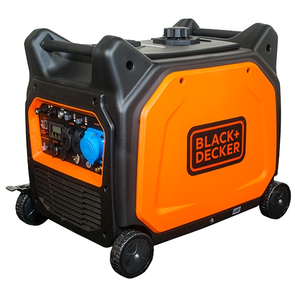 imagine Black & decker - BXGNI6500E - Generator de curent digital, - kW, Black&Decker, XY188F-1, 4 timpi, 12 CP, pornire electrica