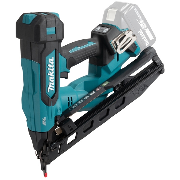 imagine Makita - DBN620Z - Pistol de batut cuie  fara acumulatori si incarcator, Li-Ion, 18 V, - Ah, cuie pentru lemn