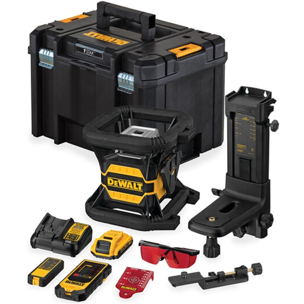Dewalt - DCE080D1RS - Nivela laser rotativa, 30 m, +/-0.05 mm/m, 1200 rot/min, receptor, proiectie verticala, valiza speciala Dewalt - DCE080D1RS - Nivela laser rotativa, 30 m, +/-0.05 mm/m, 1200 rot/min, receptor, proiectie verticala, valiza speciala
