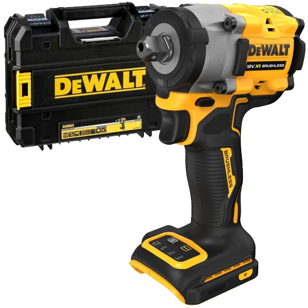 imagine Dewalt - DCF922NT - Masina de insurubat cu impact fara acumulatori si incarcator, Li-Ion, 18 V, - Ah, patrat 1/2 inch, 610 Nm, -, valiza speciala