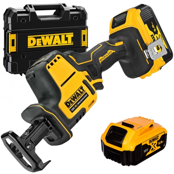 Dewalt - DCS369P2 - Fierastrau sabie cu 2 acumulatori, Li-Ion, 18 V, 5 Ah, 16 mm, valiza speciala Dewalt - DCS369P2 - Fierastrau sabie cu 2 acumulatori, Li-Ion, 18 V, 5 Ah, 16 mm, valiza speciala