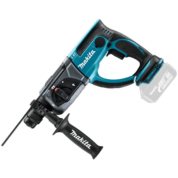 imagine Makita - DHR202Z - Rotopercutor SDS-Plus fara acumulatori si incarcator, Li-Ion, 18 V, - Ah, 2 J