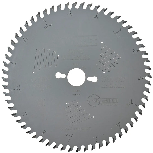 imagine Dewalt - DT4217 - Panza fierastrau circular, lemn, 250x30x3.2 mm, 60 dinti