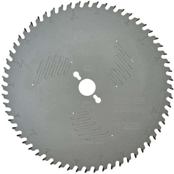 imagine Dewalt - DT4346 - Panza fierastrau circular, lemn, 305x30x3.2 mm, 60 dinti