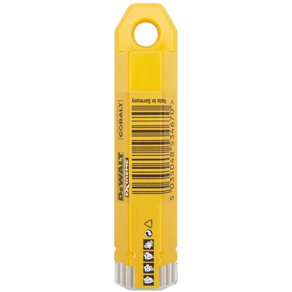 imagine DeWalt - DT4923 - Set burghie metal, HSS-CO, 3.5  mm, tija cilindrica, 10  bucati