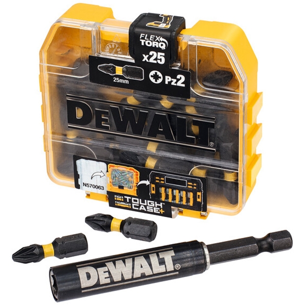 imagine Dewalt - DT70564T - Set capete de insurubare, profil PZ2, 26 bucati