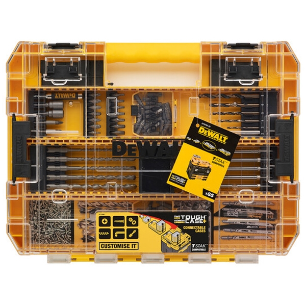 imagine Dewalt - DT70762 - Set accesorii insurubare si burghie mixte, 85 bucati