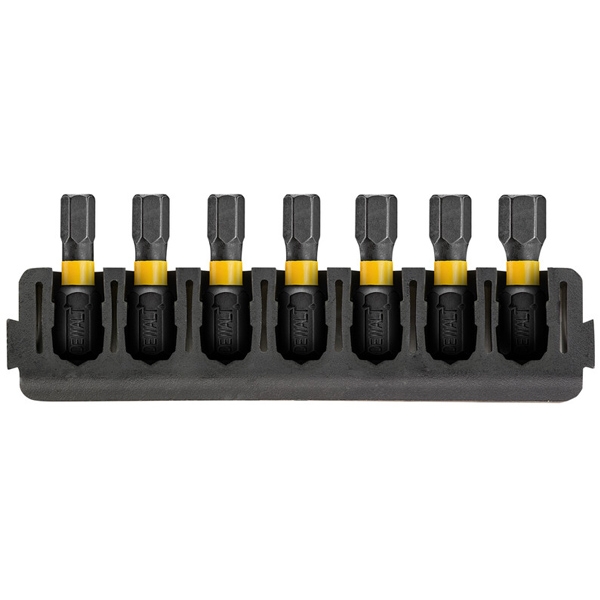 imagine Dewalt - DT70806 - Set capete de insurubare, profil HEX, 7 bucati