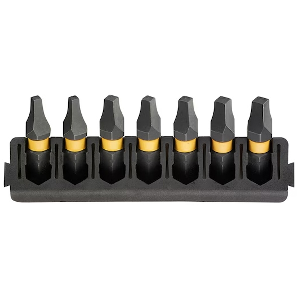 imagine Dewalt - DT70815 - Set capete de insurubare, profil patrat SQ, 7 bucati