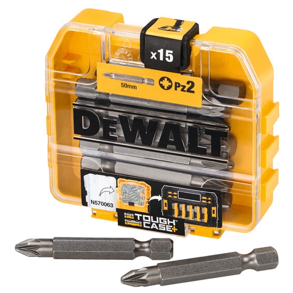 imagine Dewalt - DT7912 - Set capete de insurubare, profil PZ2, 15 bucati