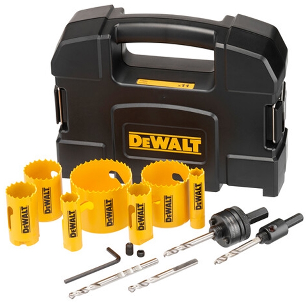 imagine Dewalt - DT90351 - Set carote, HSS Bimetal, 16-64  mm, 11  bucati