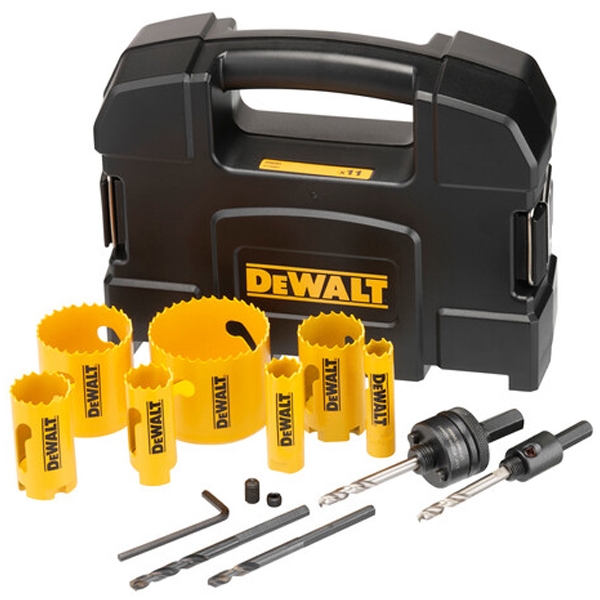 imagine Dewalt - DT90354 - Set carote, HSS Bimetal, 16-64  mm, 11  bucati