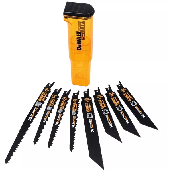 Dewalt - DT99551 - Set panze fierastrau sabie, mixt, 203 mm, - dinti/inch, dantura mixta, 8 bucati Dewalt - DT99551 - Set panze fierastrau sabie, mixt, 203 mm, - dinti/inch, dantura mixta, 8 bucati