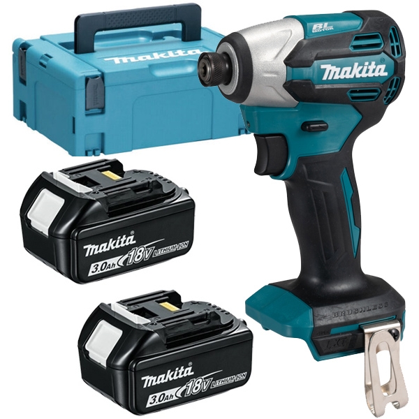 Makita - DTD158RFJ - Masina de insurubat cu impact cu 2 acumulatori, Li-Ion, 18 V, 3 Ah, 170 Nm, M5-M16, valiza speciala Makita - DTD158RFJ - Masina de insurubat cu impact cu 2 acumulatori, Li-Ion, 18 V, 3 Ah, 170 Nm, M5-M16, valiza speciala