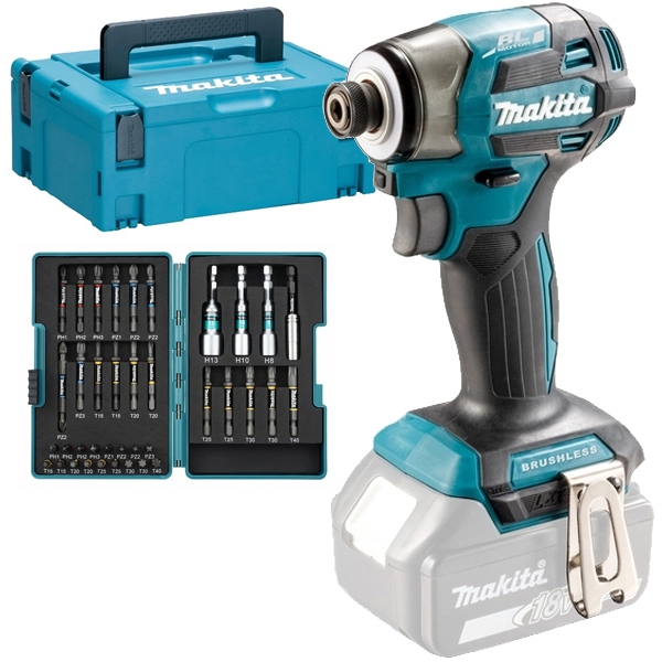 imagine Makita - DTD173ZJX2 - Masina de insurubat cu impact fara acumulatori si incarcator, Li-Ion, 18 V, - Ah, 180 Nm, M5-M16, valiza speciala, accesorii