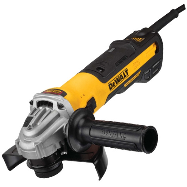 imagine Dewalt - DWE4369 - Polizor unghiular cu fir, 1700 W, 125 mm, turatie reglabila, maner antivibratii, pornire lina