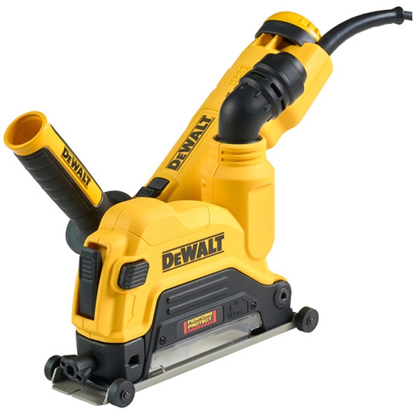 DeWalt - DWE4237 + DWE46225 - Polizor unghiular cu fir, 1400 W, 125 mm + Aparatoare cu aspirare pentru taiere beton DeWalt - DWE4237 + DWE46225 - Polizor unghiular cu fir, 1400 W, 125 mm + Aparatoare cu aspirare pentru taiere beton