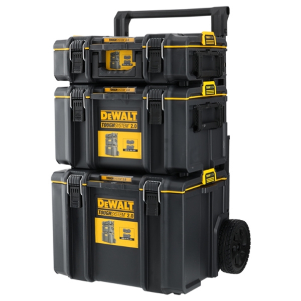 imagine Dewalt - TOUGHSYSTEM 2.0 - Valiza speciala Tstak, 523x500x884 mm, gama mixta de scule, roti de transport