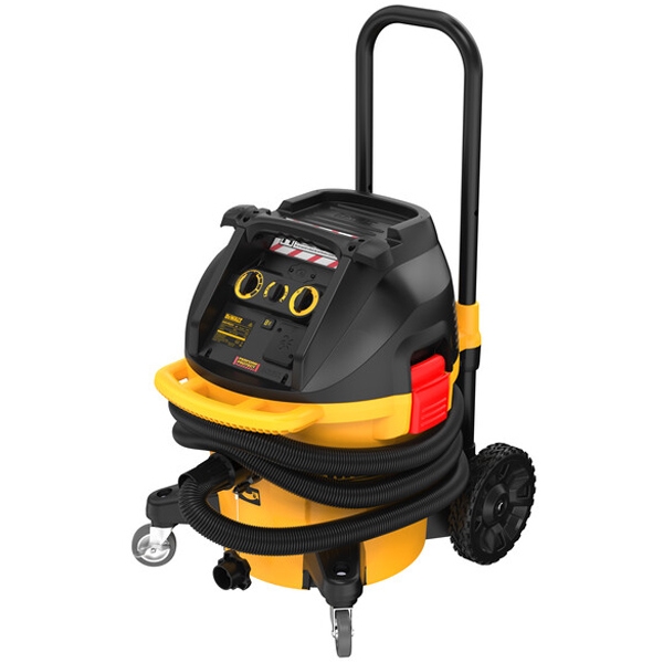 imagine DeWalt - DWV905H - Aspirator umed-uscat, 1400 W, 250 mbar, 38 l, priza scule electrice