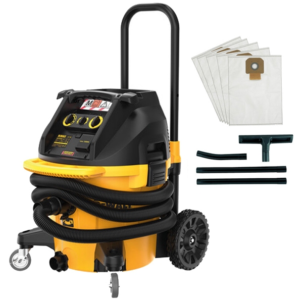 Dewalt - DWV905MKIT - Aspirator umed-uscat, 1400 W, 250 mbar, 38 l, priza scule electrice Dewalt - DWV905MKIT - Aspirator umed-uscat, 1400 W, 250 mbar, 38 l, priza scule electrice
