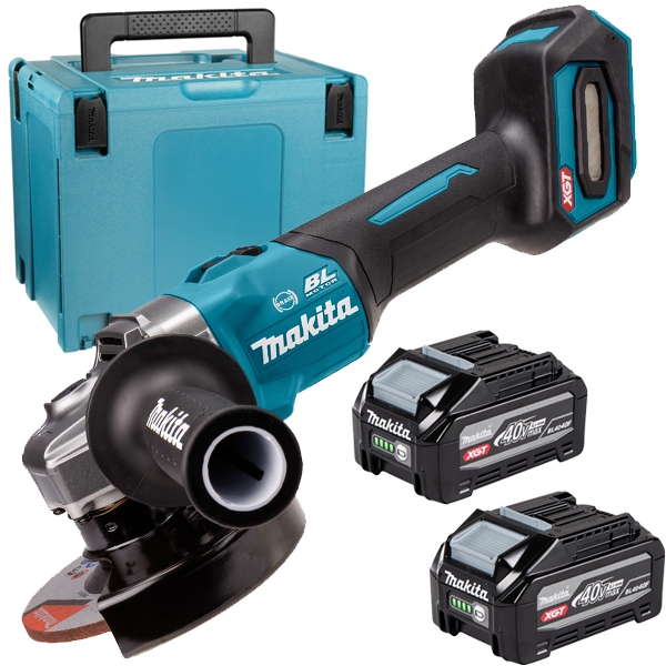 Makita - GA005GU201 XGT - Polizor unghiular cu 2 acumulatori, Li-Ion, 40 V, 4 Ah, 125 mm, valiza speciala Makita - GA005GU201 XGT - Polizor unghiular cu 2 acumulatori, Li-Ion, 40 V, 4 Ah, 125 mm, valiza speciala