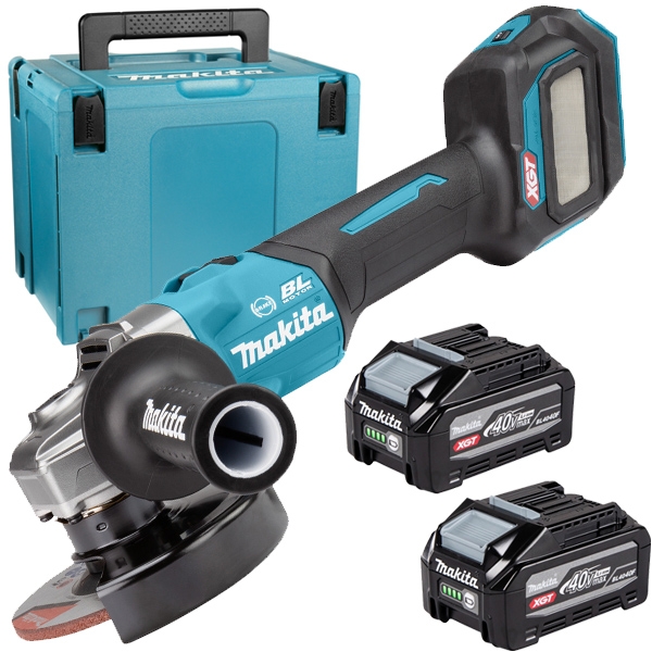 Makita - GA023GU201 XGT - Polizor unghiular cu 2 acumulatori, Li-Ion, 40 V, 4 Ah, 125 mm, valiza speciala Makita - GA023GU201 XGT - Polizor unghiular cu 2 acumulatori, Li-Ion, 40 V, 4 Ah, 125 mm, valiza speciala