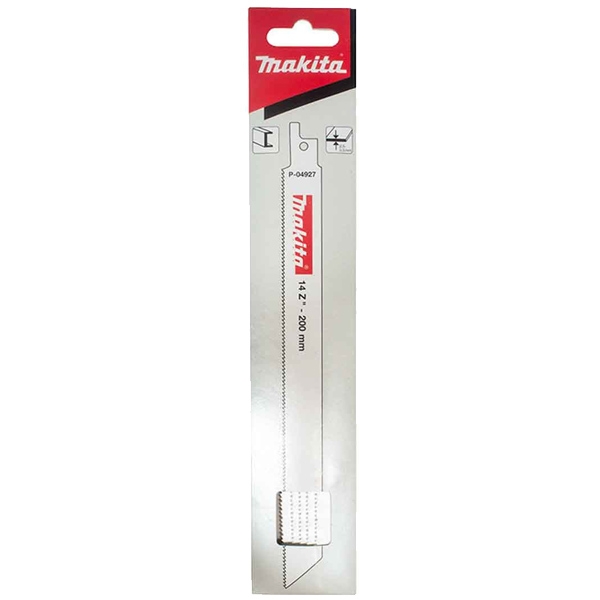 imagine Makita - P-04927 - Set panze fierastrau sabie, bimetal, 200 mm, 14 dinti/inch, dantura standard, 5 bucati