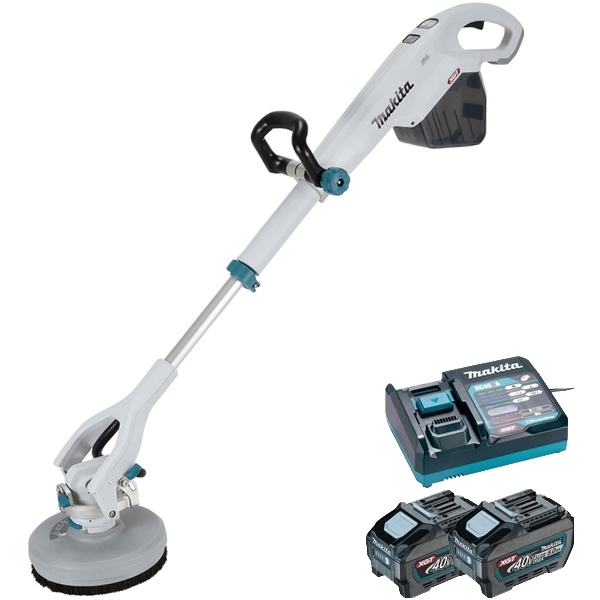 imagine Makita - PS001GZ + PSK XGT - Masina de frecat si lustruit + Set 2 acumulatori si incarcator, Li-Ion, 40 V, 5 Ah