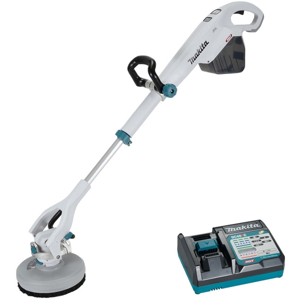 imagine Makita - PS001GZ + DC40RC XGT - Masina de frecat si lustruit fara acumulatori si incarcator, Li-Ion, 40 V, - Ah + Incarcator acumulatori