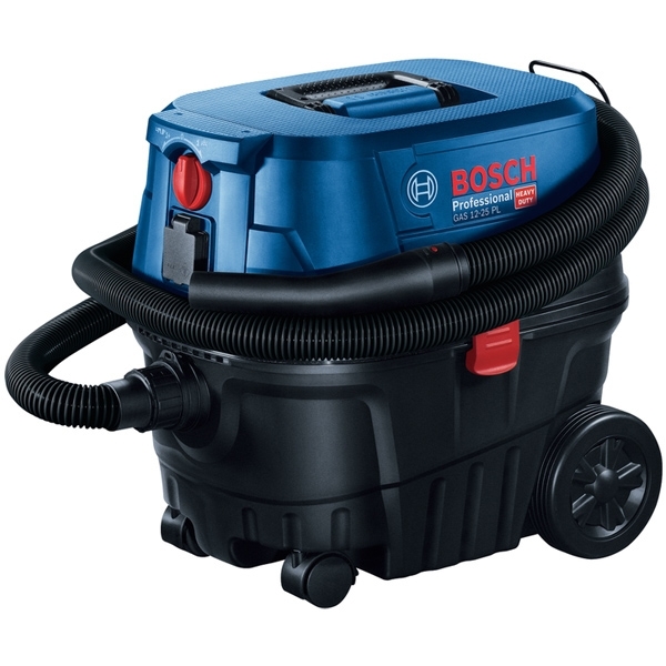 imagine Pachet Pachet 5x Bosch - GAS 12-25 PL - Aspirator umed-uscat, 1250 W, 200 mbar, 25 l, priza scule electrice, comutator curatare filtru