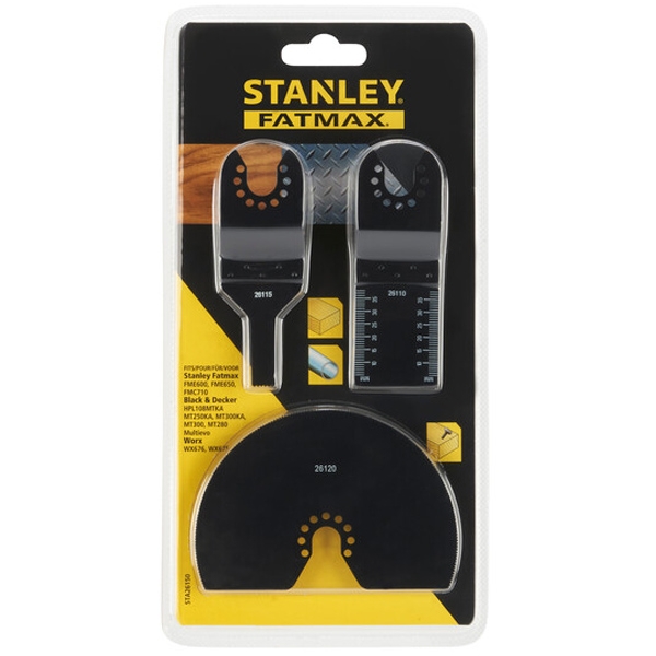 Stanley - FATMAX - Set 3 accesorii multicutter, mixt, sistem Stanley Stanley - FATMAX - Set 3 accesorii multicutter, mixt, sistem Stanley