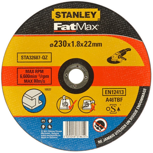 Stanley - FATMAX - Disc taiere metal, 230x22.2x1.8 mm, 1 buc Stanley - FATMAX - Disc taiere metal, 230x22.2x1.8 mm, 1 buc