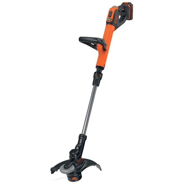 imagine Black & decker - STC1820EPC - Trimmer gazon cu 1 acumulator, Li-Ion, 18 V, 2 Ah, 280 mm, cap cu fir